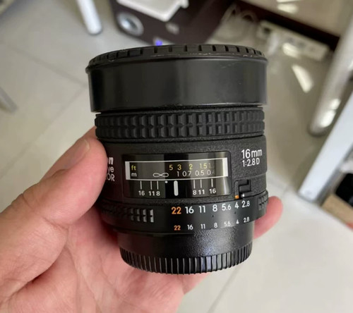 Nikon nikkor 16mm - nikon, f2.8